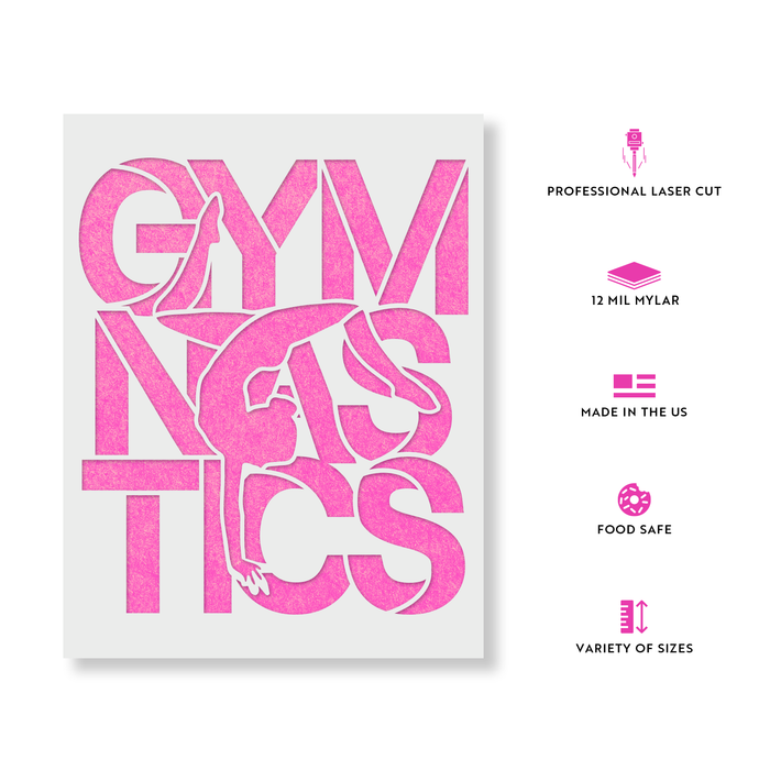Gymnastics Stencil