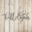 Hallelujah Script Stencil