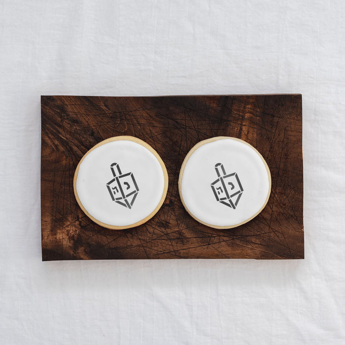 Hanukkah Dreidel Cookie Stencil