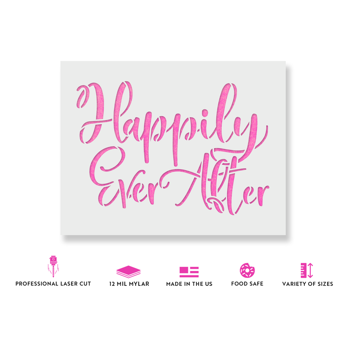 Happily Ever After Stencils - Stencil Revolution