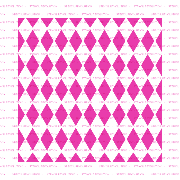 Harlequin Cookie Stencil