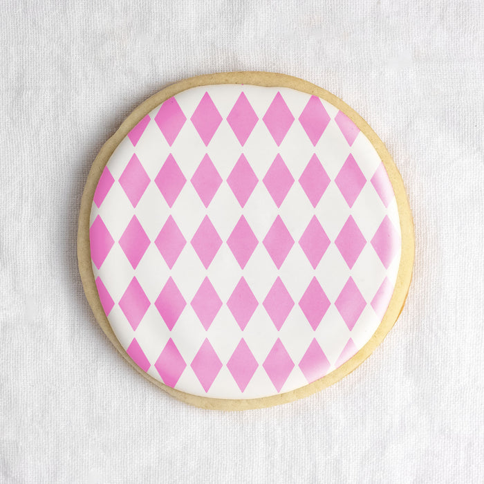 Harlequin Cookie Stencil