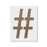 Hashtag Stencil