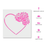 Heart With Roses Stencil