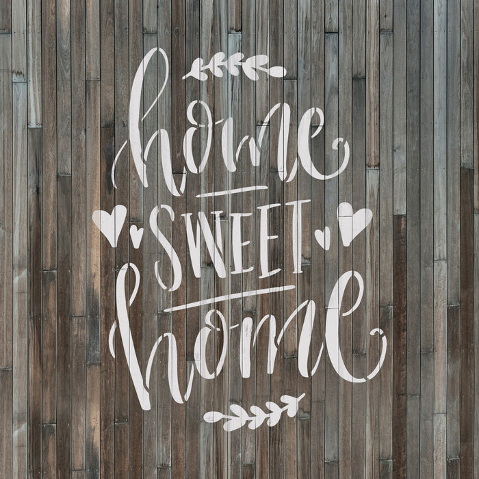 Home Sweet Home Stencil for Painting Wood Signs home-sweet-home-stencil-for-painting-wood-signs
