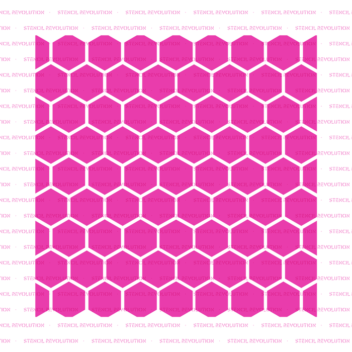 Honeycomb Cookie Stencil