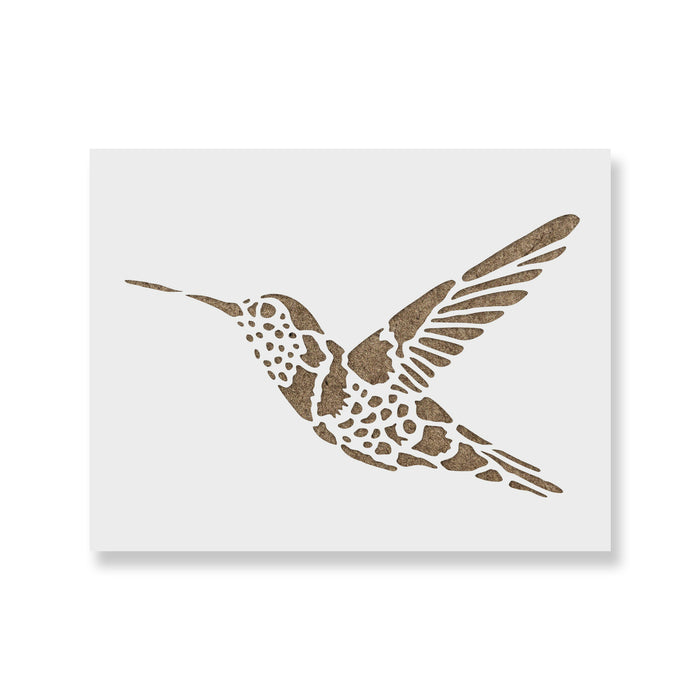 Hummingbird Stencil