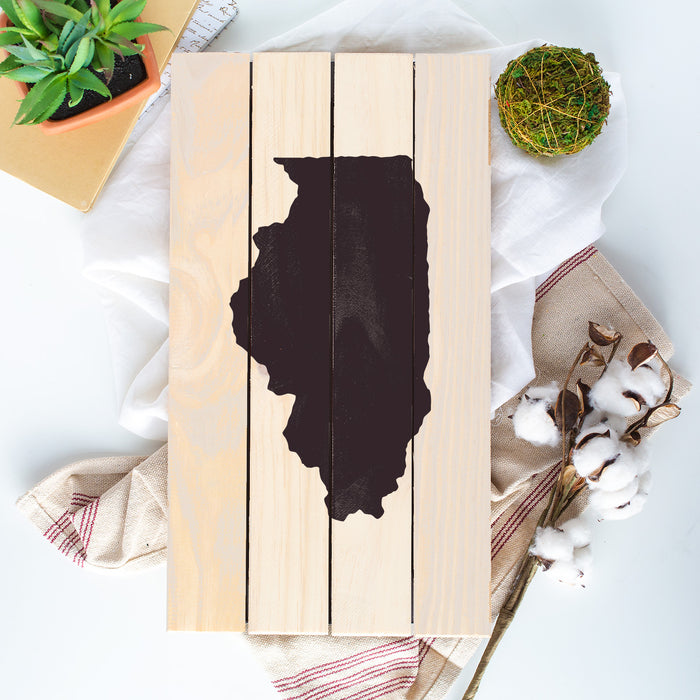 Illinois State Stencil