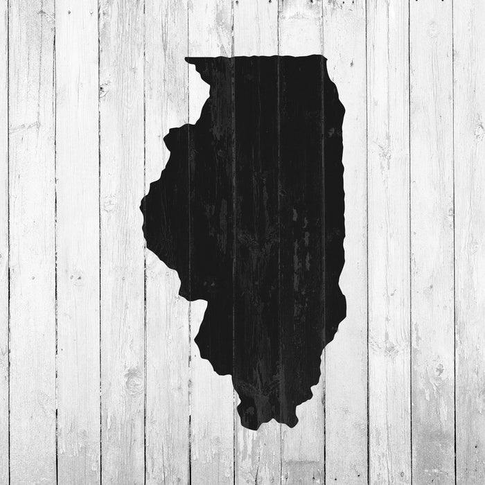 Illinois State Stencil