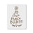 Joy Love Peace Believe Snowflake Laurel Stencil