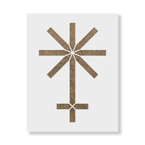 Juno Astrology Symbol Stencil
