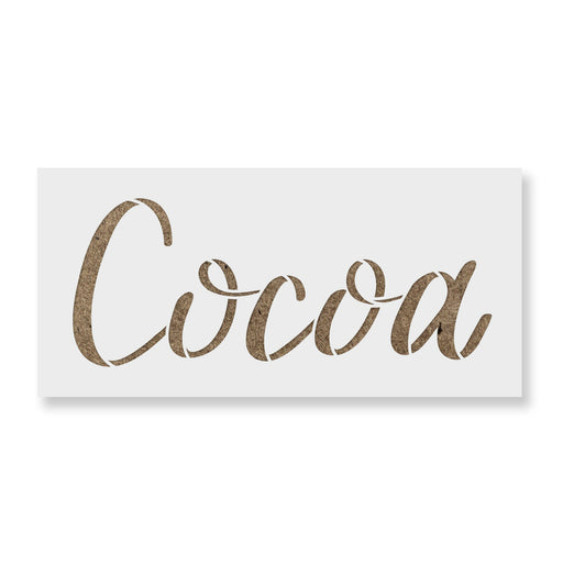Kitchen Label Cocoa Stencil