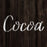 Kitchen Label Cocoa Stencil