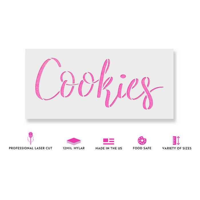 Kitchen Label Cookies Stencil