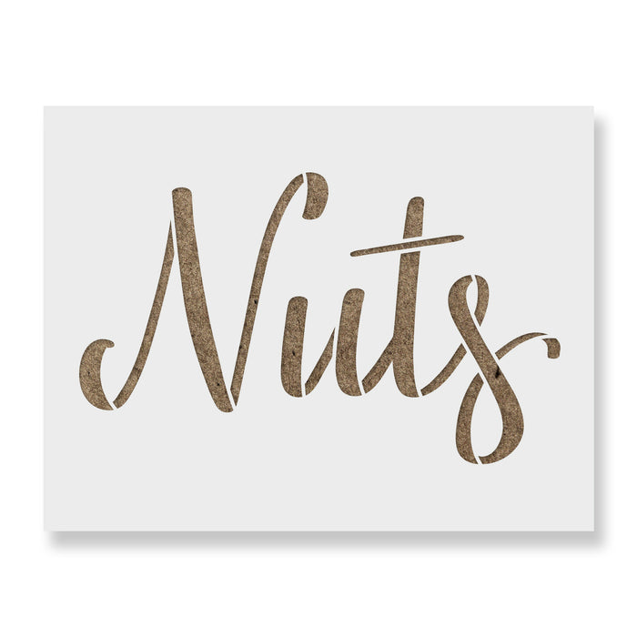 Kitchen Label Nuts Stencil