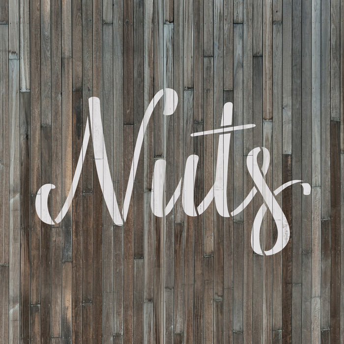 Kitchen Label Nuts Stencil