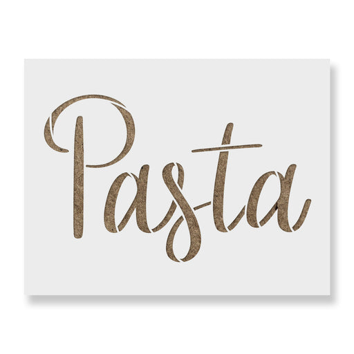 Kitchen Label Pasta Stencil