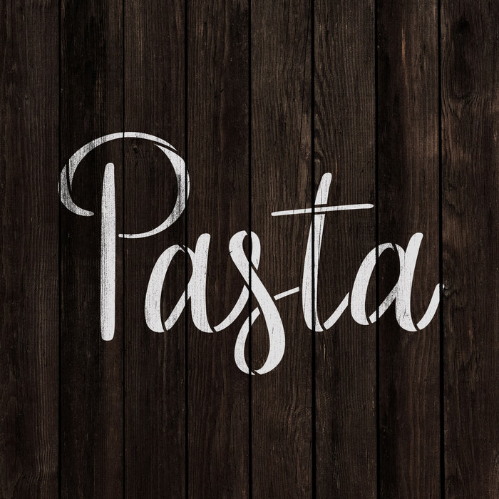 Kitchen Label Pasta Stencil