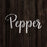 Kitchen Label Pepper Stencil