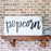 Kitchen Label Popcorn Stencil