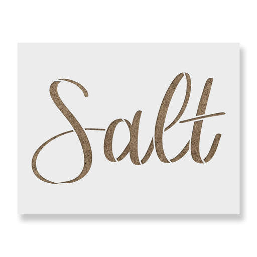 Kitchen Label Salt Stencil