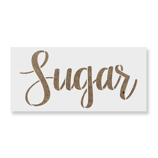 Kitchen Label Sugar Stencil