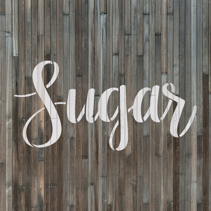 Kitchen Label Sugar Stencil