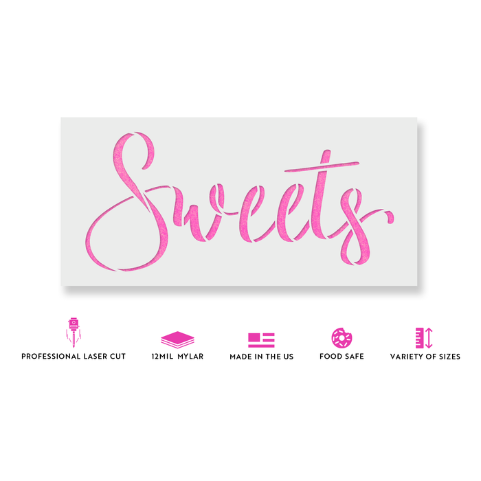 Kitchen Label Sweets Stencil