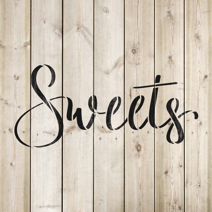 Kitchen Label Sweets Stencil