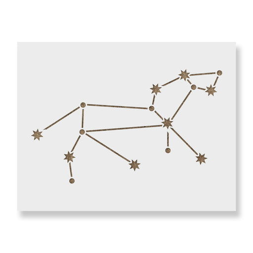 Leo Constellation Stencil