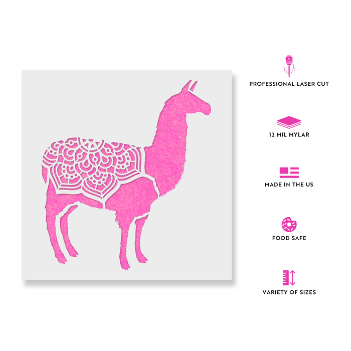 Llama Stencil