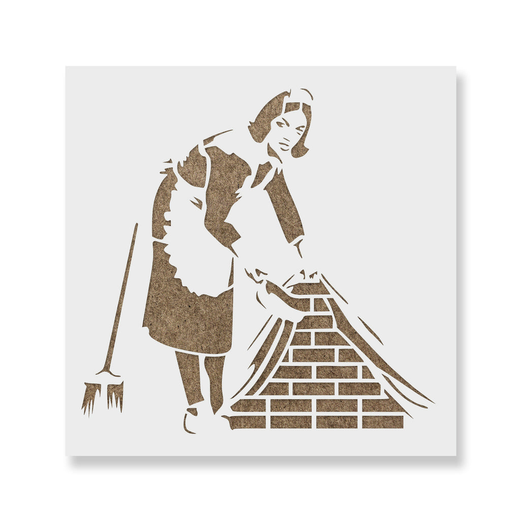 Poster BANKSY STREET ART MAID Wall Art - A4 (21x29,7cm) - Maison - View #10