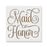 Maid Of Honor Wedding Label Stencil