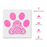 Mandala Dog Paw Print Stencil