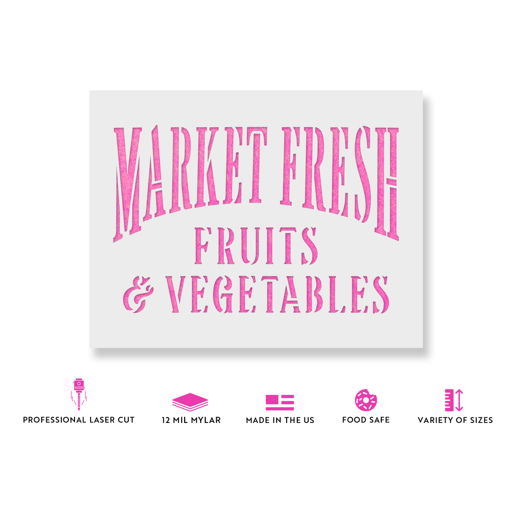 Market Fresh Stencils - Stencil Revolution