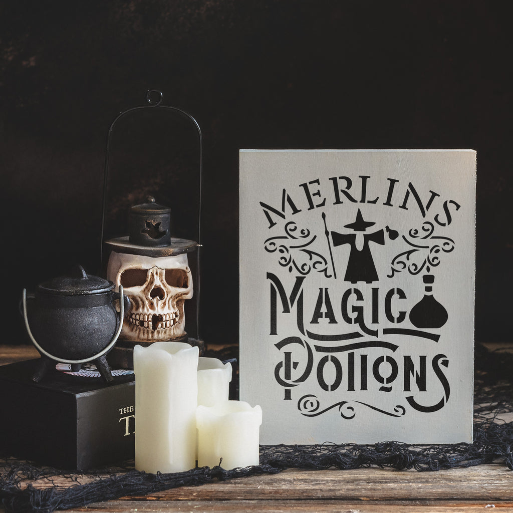 Merlins Magic Shop Stencils - Stencil Revolution