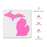 Michigan State Stencil