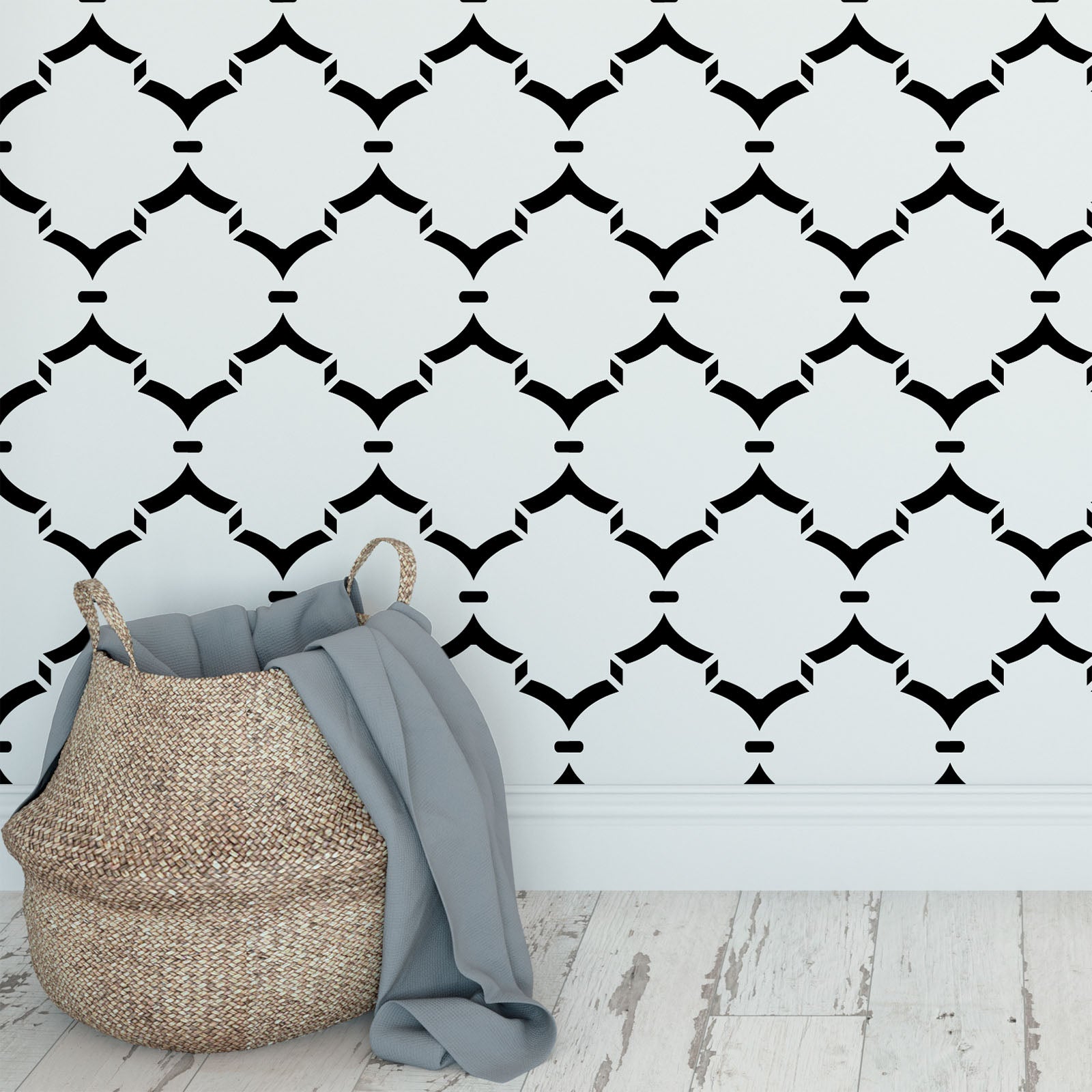 Moroccan Pattern Stencil