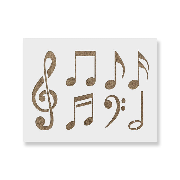 Music Notes Stencil for Crafting - Durable Stencils of Various Music Notes music-notes-stencil-for-crafting-durable-stencils-of-various-music-notes