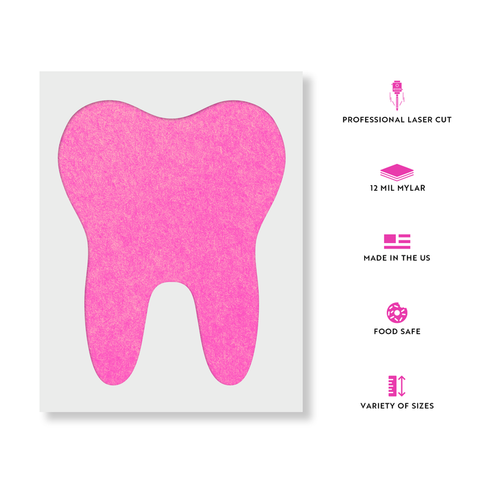 Plain Tooth Stencil