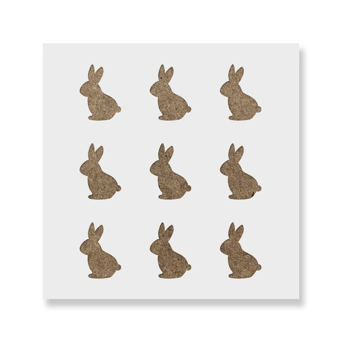 Rabbits Cookie Stencil