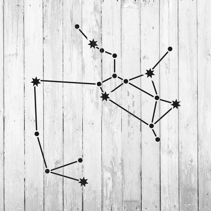 Sagittarius Constellation Stencil