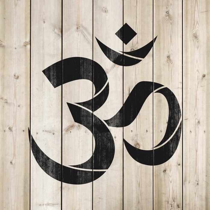 Sahasrara Crown Chakra Symbol Stencil