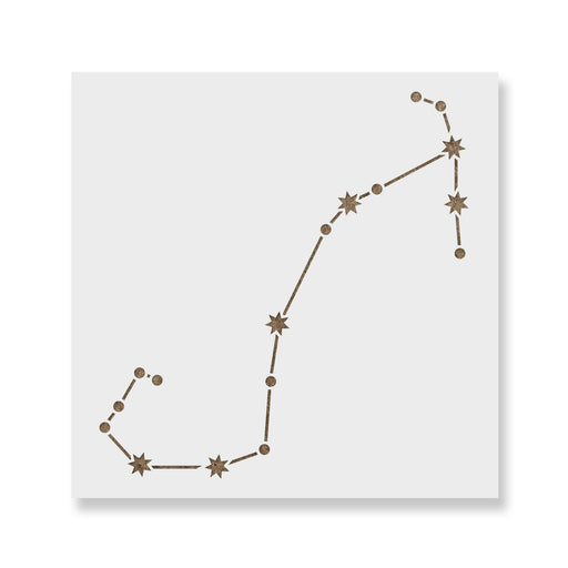 Scorpio Constellation Stencil