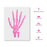 Skeleton Hand Stencil