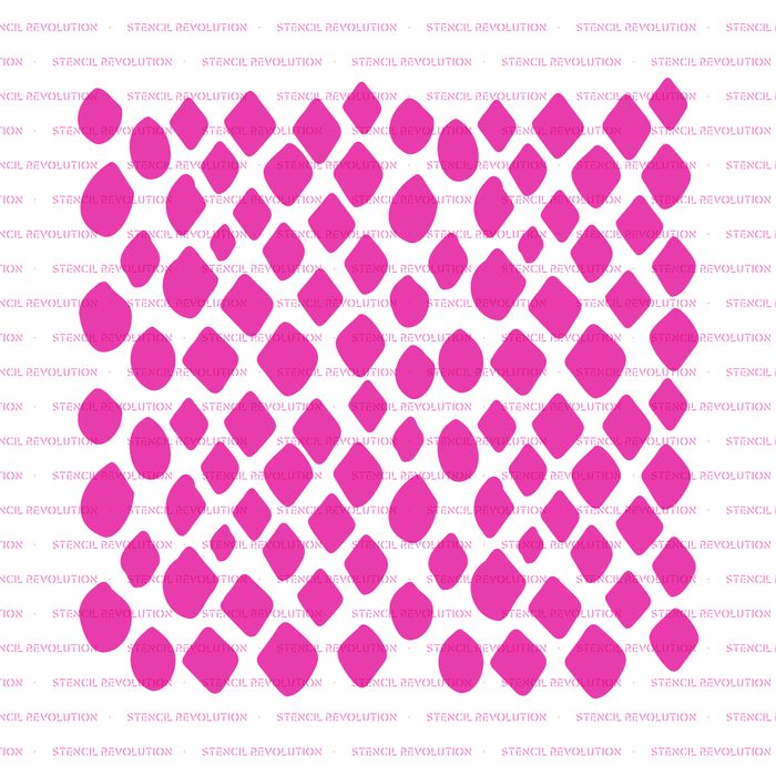 Snakeskin Cookie Stencil