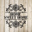 Snowflake Home Sweet Home Wall Sign Stencil