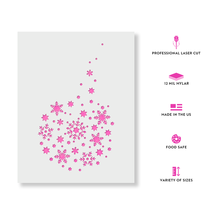 Snowflake Ornament Stencil
