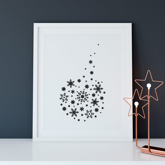 Snowflake Ornament Stencil
