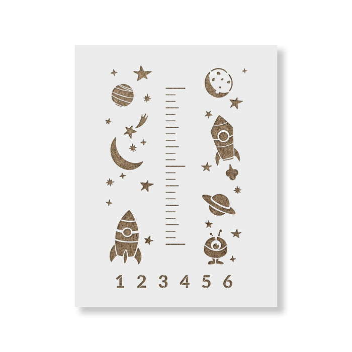 Space Growth Chart Stencils Stencil Revolution